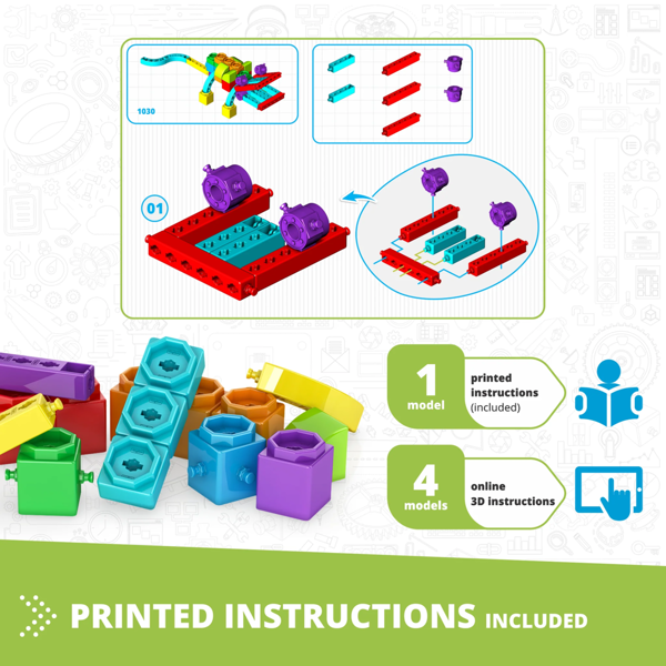 Engino QBOIDZ Alligator with 5 bonus models