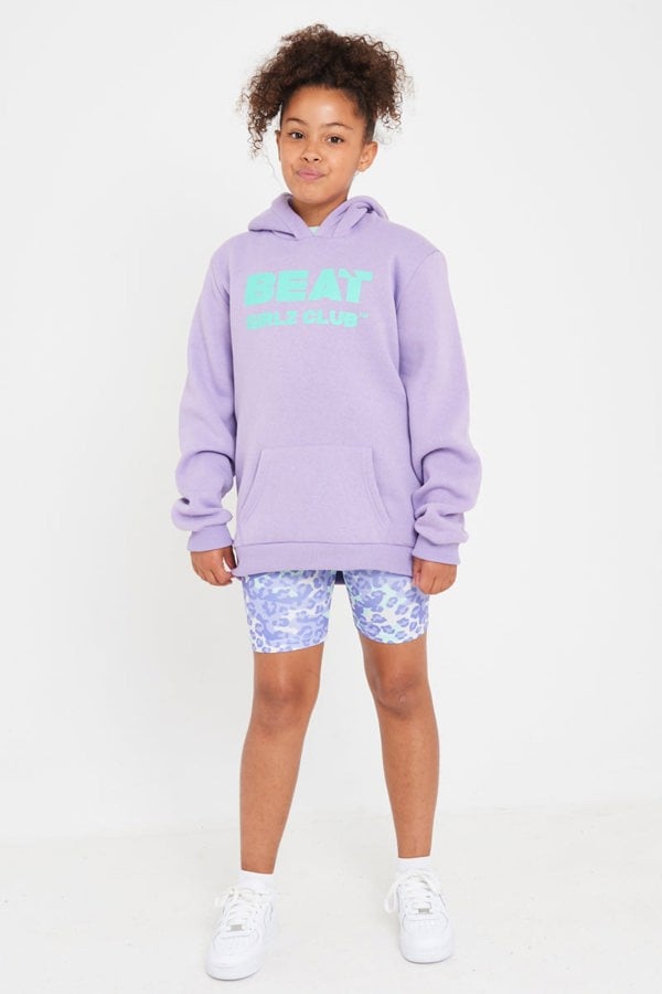 Beat Girlz Club Wow Cycle Short - Mint Leopard