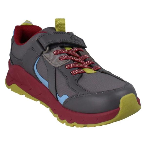 Clarks Kids Clarks Playprints Elasticated Sporty Trainers Selva Hero