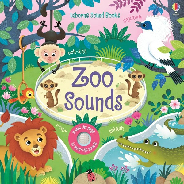 Usborne Sound Books Collection 4 Books Set by Sam Taplin (Garden Sounds, Farm Sounds, Zoo Sounds, Bird Sounds)
