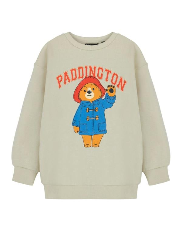 Paddington Bear Unisex Kids Beige Wave Sweatshirt