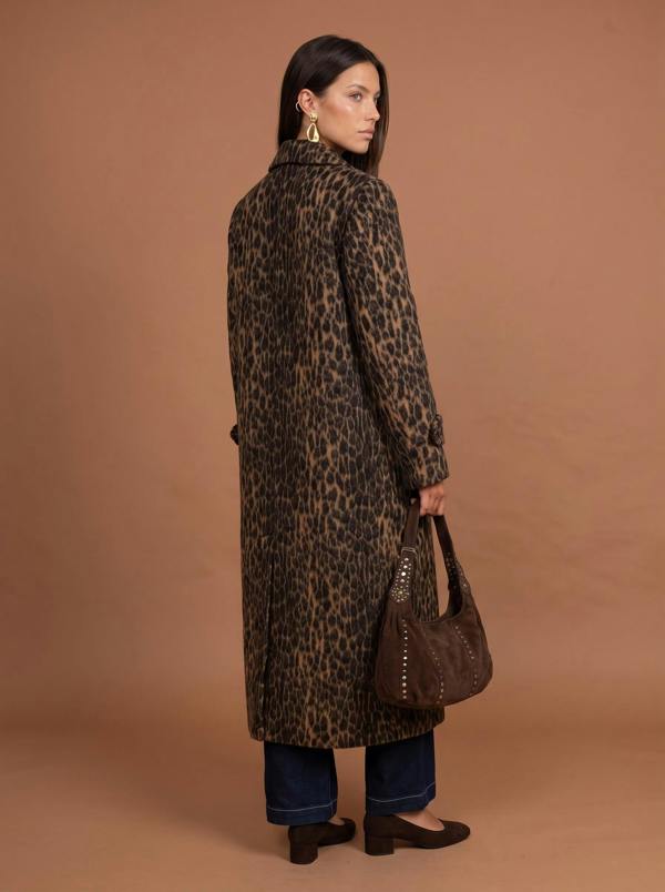 Urban Bliss Petite Leopard Formal Coat
