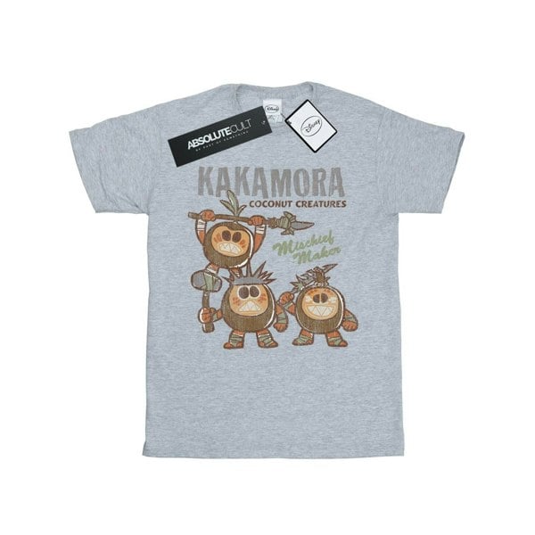 Disney Boys Moana Kakamora Mischief Maker T-Shirt - Sports Grey