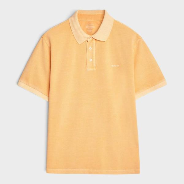 GANT Sunfaded Piqué Polo Shirt Peachy Orange