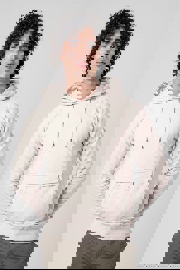 ENORSIA Men's Flap Detail Kangaroo Pocket Hoodie