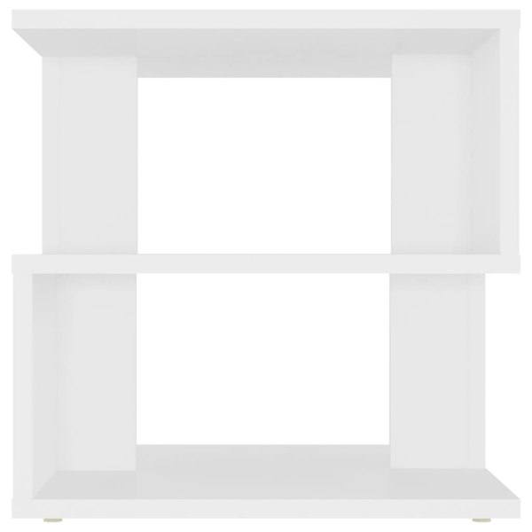 Berkfield Side Table White 40x40x40 cm Engineered Wood