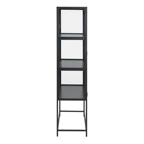Wyld Haus Taipei Black Metal 2 Glass Door Display Bookcase Cabinet