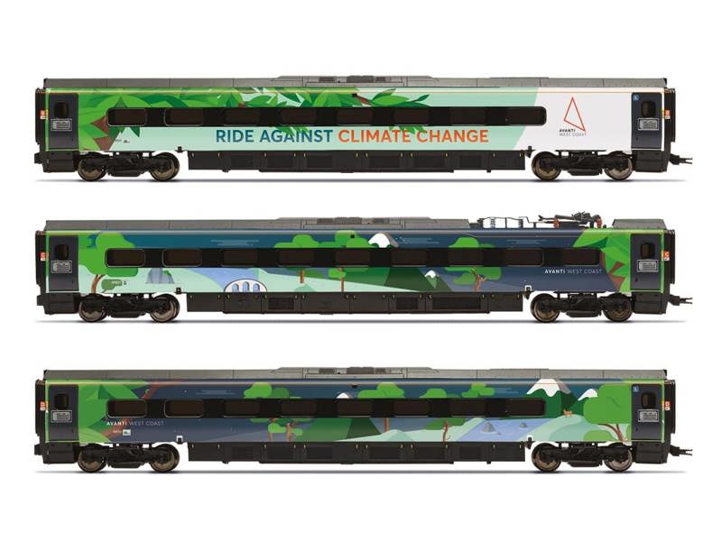 Hornby Class 390 Avanti WC COP26 Coach Set (3) 69721/69821/69921