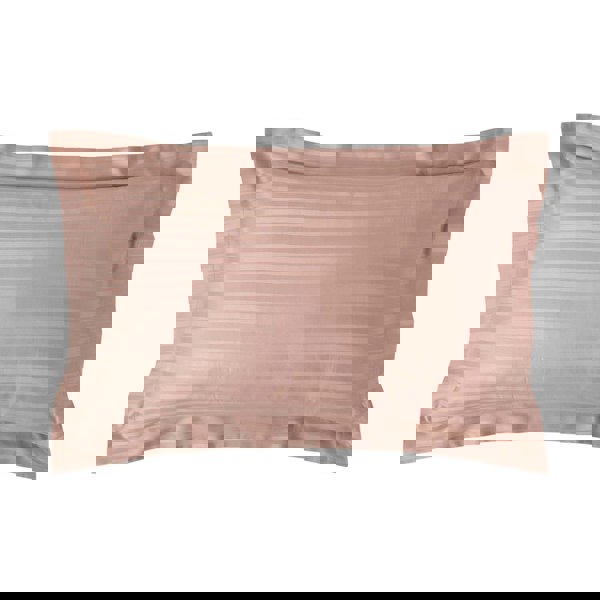 HOMESCAPES Silky 330 TC Egyptian Cotton Satin Stripe Oxford Pillowcase, Standard Size