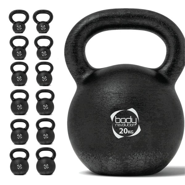 Body Revolution 20 kg Cast Iron Kettlebells