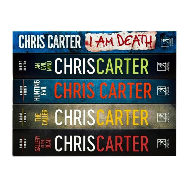 Robert Hunter Series Vol 6-10 Collection 5 Books Set By Chris Carter (An Evil Mind, I Am Death, The Caller, Gallery of the Dead and Hunting Evil)
