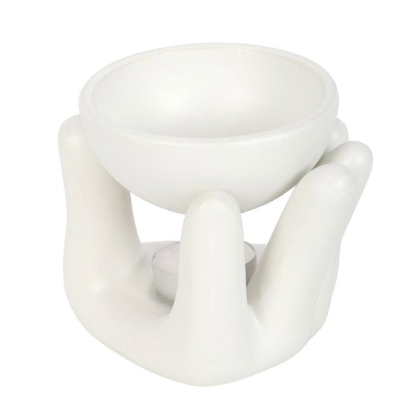 Serano White Hand Ceramic Oil Burner