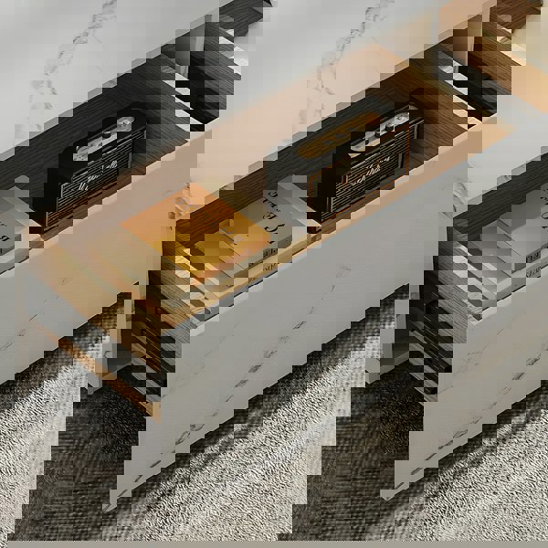 Erato Rectangle Nesting Coffee Table Set, Extendable-Weilai Concept-Weilai Concept