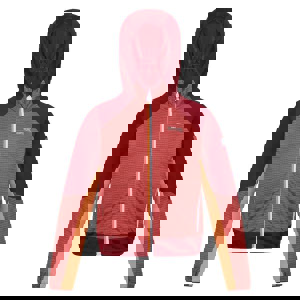 Regatta Childrens/Kids Prenton II Hooded Soft Shell Jacket - Mineral Red/Rumba Red