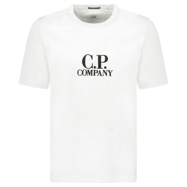 CP Company Mercerized Cotton Jersey Sailor T-Shirt White - chancefashionco