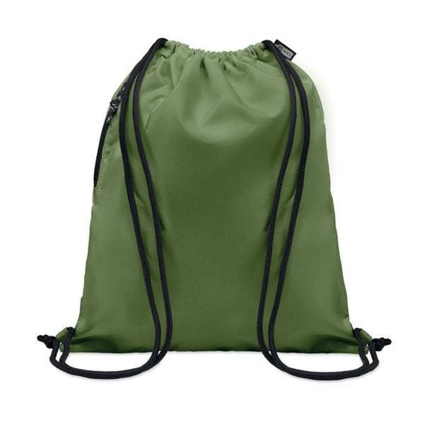 MidOcean Night Large RPET Drawstring Bag - Army Green - 