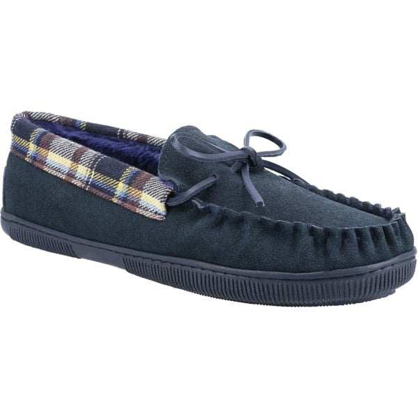 Cotswold Sodbury Suede Men's Navy Slippers