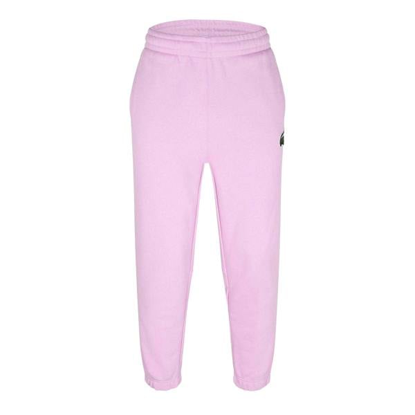 Lacoste Womens/Ladies Cotton Blend Jogging Bottoms - Pink - 