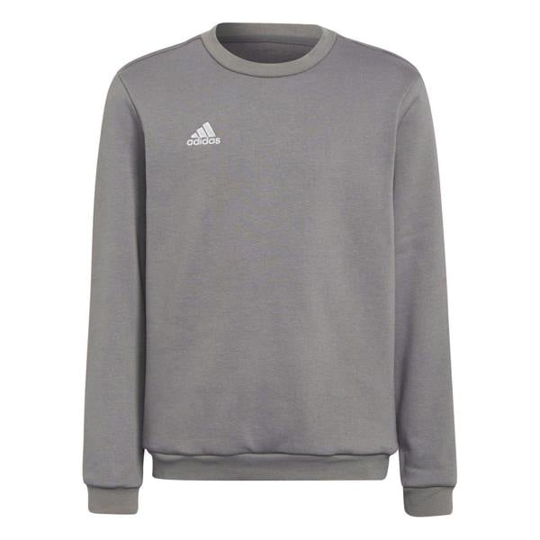 Adidas Childrens/Kids Entrada 22 Crew Neck Sweatshirt - Grey - 
