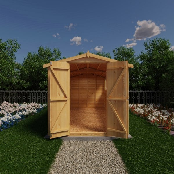 Shire Overlap Double Door 12x6 Storage Shed