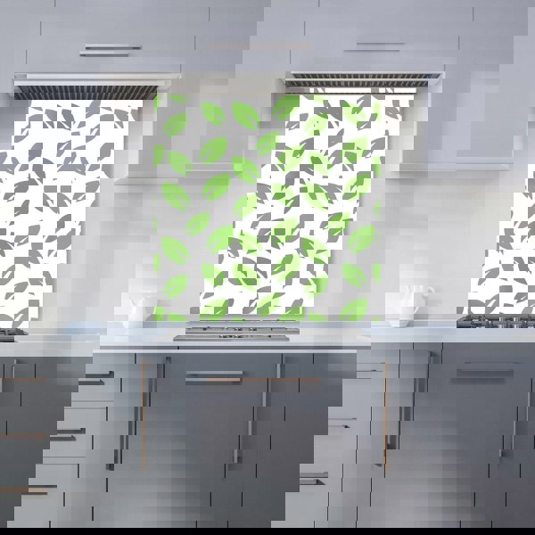 Warren Reed - Designer Leaves Pattern Kitchen Splashback