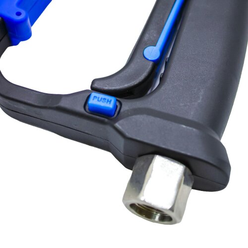 Equip2clean High Pressure Trigger Gun + Nozzle Holder | 5000 PSI (Dark Blue)