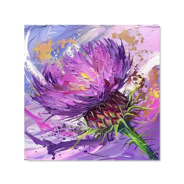 Warren Reed - Designer Abstract Thistle Explosion Kitchen Splashback