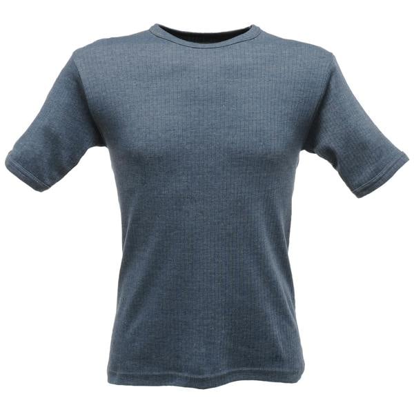 Regatta Professional Mens Thermal Short-Sleeved Base Layer Top - Denim Blue - 