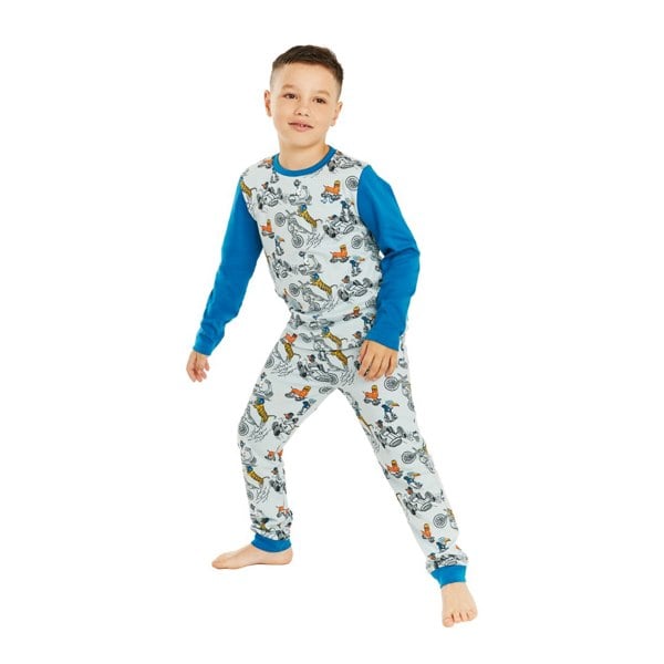 Luca and Rosa Cool Driver Boys Jersey Pyjamas