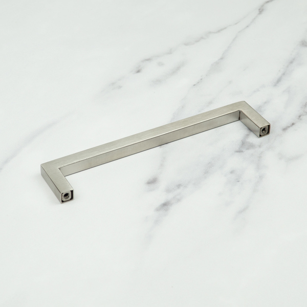 Handle & Home Brushed Nickel Square Cabinet Handles