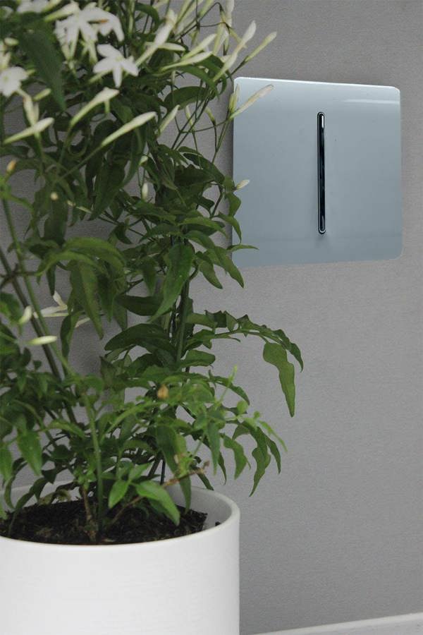 Trendi Switch 1 Gang 1 or 2 way Rocker Light Switch in Cool Grey