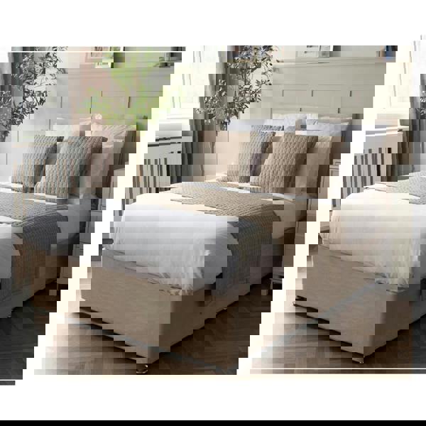 Belledorm Crompton Quilted Bed Runner - Mocha - 