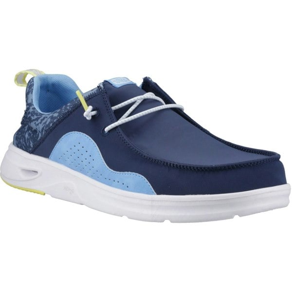HEYDUDE Wally Hey2O Active Polyester Men's Sargasso Blue/Alaskan Blue Moccasins Shoes