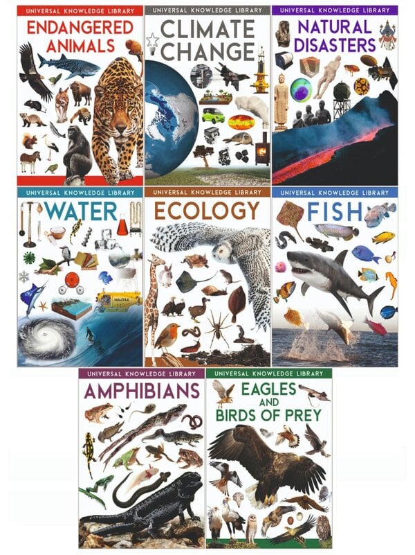 Universal Knowledge Library 8 Books Collection Set 2 (Climate Change, Natural Disasters, Water, Ecology and More)