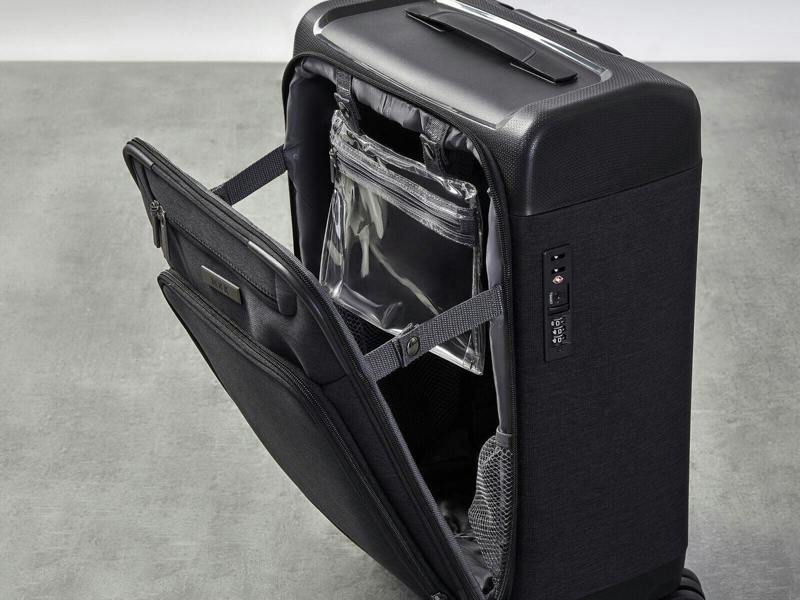 Rock Luggage Lightweight Soft Suitcase 4 Wheel Luggage Travel Trolley Cases Cabin Bags