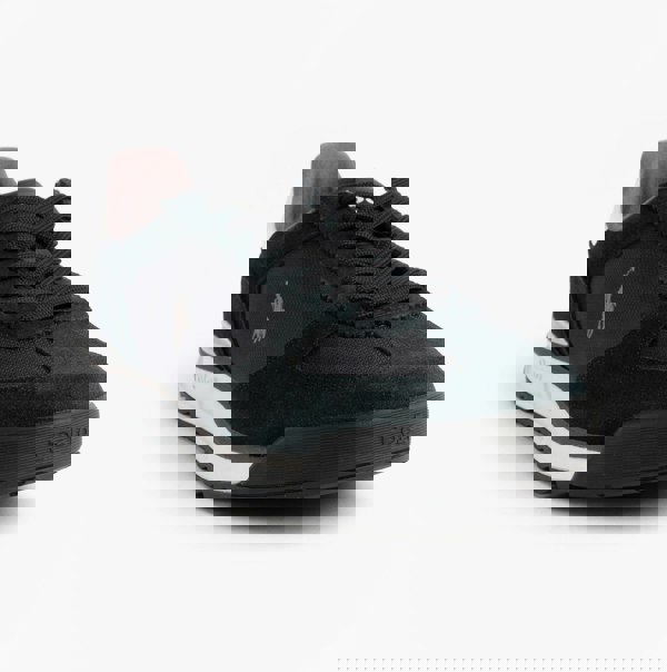 Polo Ralph Lauren Mens Varick Suede & Oxford Lace Up Trainer Black