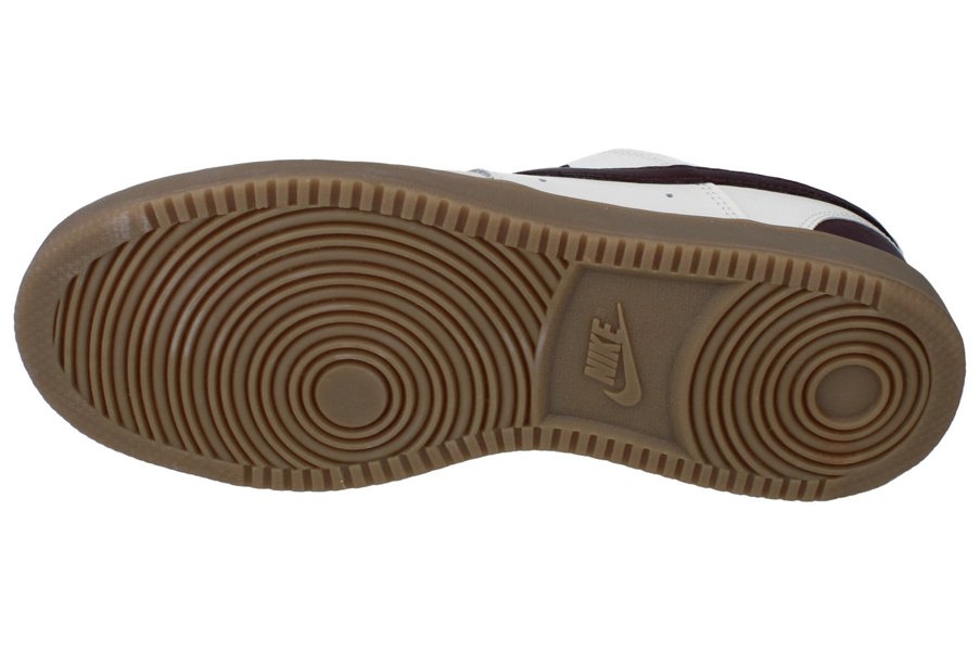 Nike Court Vision Lo Mens Trainers Hv2530  101 - Sail Burgundy Crush Light Khaki 101 - Photo 4