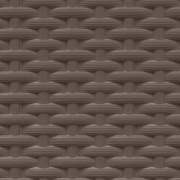 Berkfield Planters 4 pcs Brown 30x30x37 cm Polypropylene