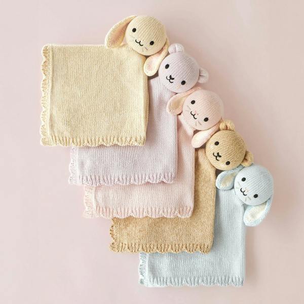 cuddle+kind - Lovey Collection - Baby Bunny - Blue