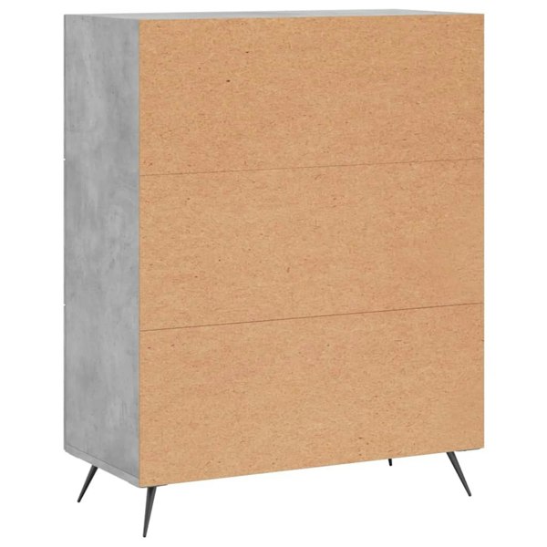 Berkfield Sideboard Concrete Grey 69.5x34x90 cm Engineered Wood