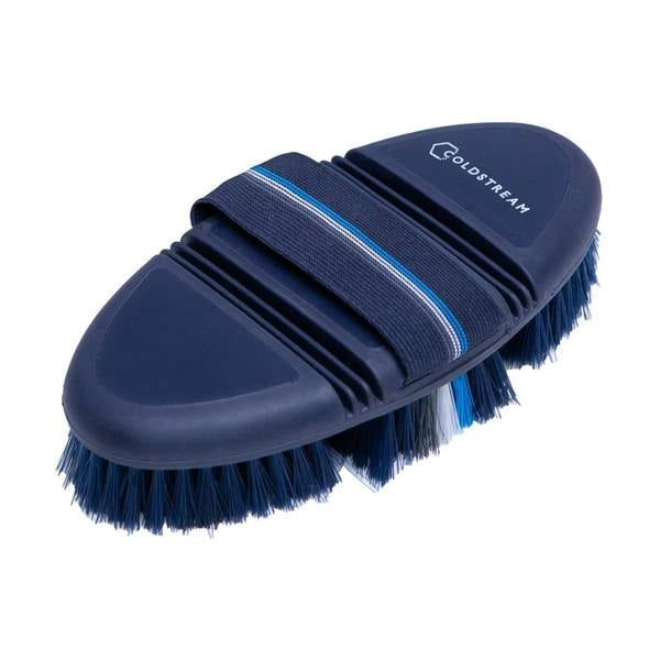 Coldstream Birkhill Bend Horse Body Brush - Navy - 