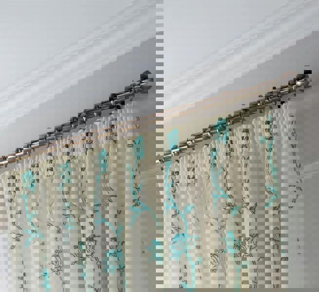 Luxury Living Exe Embroidery Voile Curtains