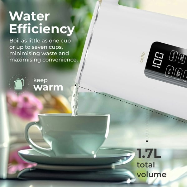 Cello Digital Kettle with Temperature Control
