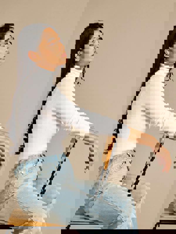 GWD Jessy Light Blue Wide Leg Denim Jean