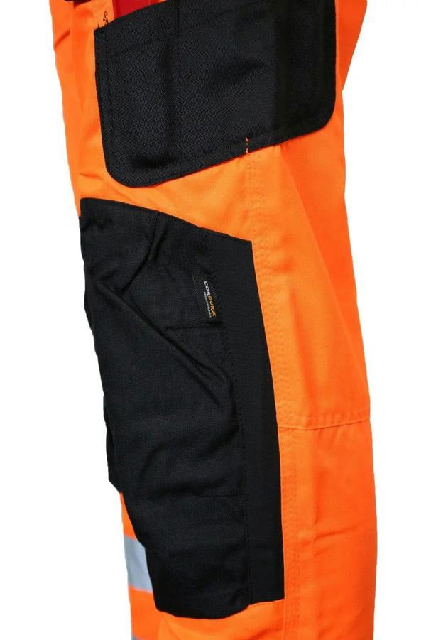 Contrast Slim Fit Stretch Hi-Vis Trouser With Removable Holster Pockets - Hi-Vis Trousers