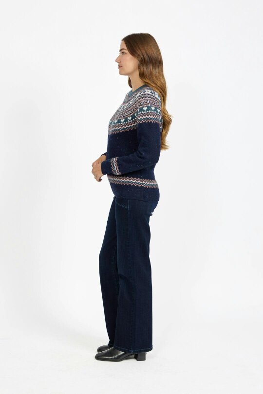 Mudflower Fair Isle Yoke Jumper
