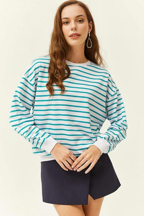 Hoxton Gal Basic Soft-Textured Oversized Sweatshirt