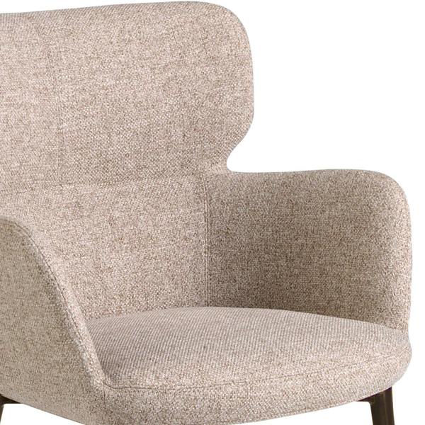 Angel Cerdá Brown marbled fabric chair 4104