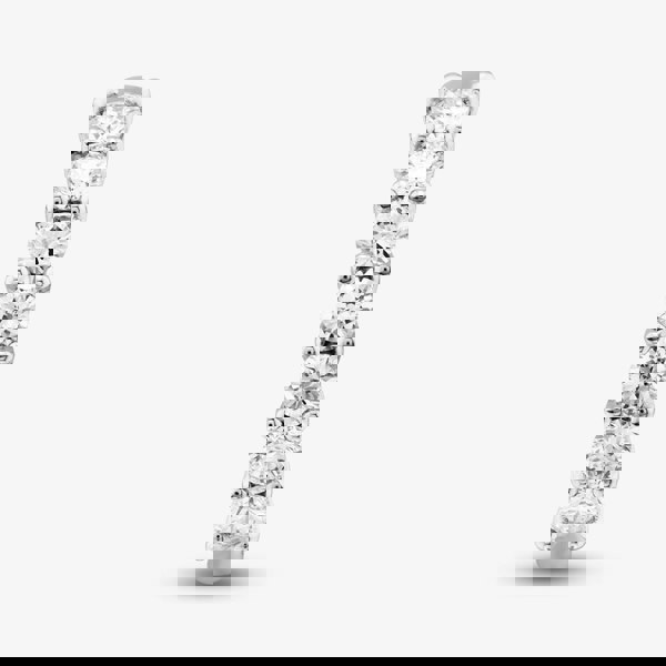 T. H. Baker Platinum Lab Grown 0.70ct Diamond Half Eternity Ring 06HLP-P007