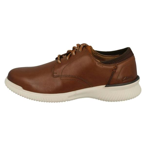 Clarks Mens Clarks Contoured Comfort Lace Up Shoes Donaway Plain